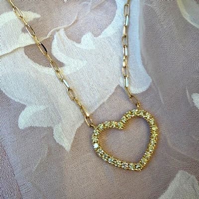 Yellow-Diamond-Heart-Necklace